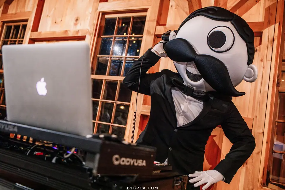 DJ Wedding Mascot